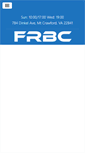 Mobile Screenshot of frbcva.org